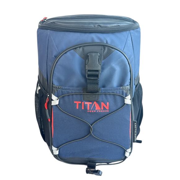 Titan Deep Freeze Backpack Cooler Insulated Soft Cooler Navy Blue New w/out tags - Picture 10 of 10